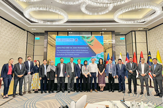 27.04.24 LegCo members join Laos workshop on responsible agricultural investment